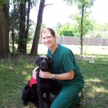 Hallie with Dr. Broadhurst